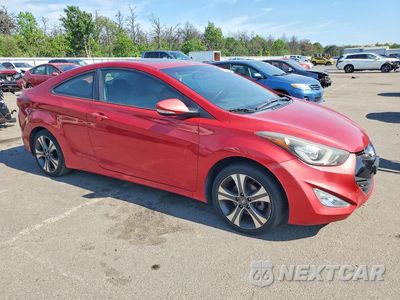 Czwarte zdjęcie samochodu z boku: 2014 HYUNDAI ELANTRA VIN:KMHDH6AH6EU027653 - miniatura