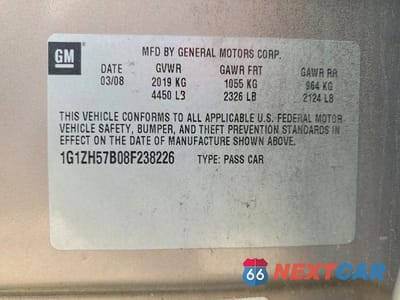 Zdjęcie 14 z 14 samochodu: 2008 CHEVROLET MALIBU 1LT VIN:1G1ZH57B08F238226 - miniatura