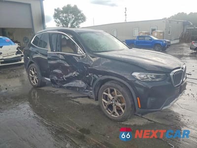 Czwarte zdjęcie samochodu z boku: 2022 BMW X3 XDRIVE30I VIN:5UX53DP09N9M28810 - miniatura
