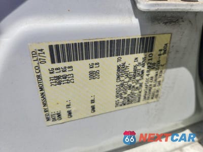 Zdjęcie 12 z 12 samochodu: 2014 NISSAN MAXIMA 3.5 SV VIN:1N4AA5AP1EC489210 - miniatura