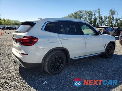 Trzecie zdjęcie samochodu z tyłu: 2020 BMW X3 XDRIVE30I VIN:5UXTY5C01LLE58343 - miniatura