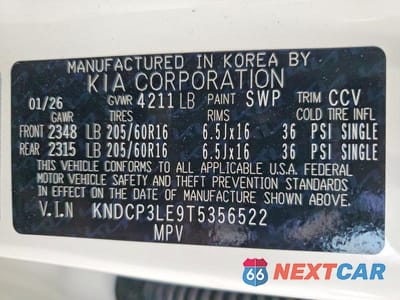 Zdjęcie 13 z 13 samochodu: 2026 KIA NIRO LX VIN:KNDCP3LE9T5356522 - miniatura