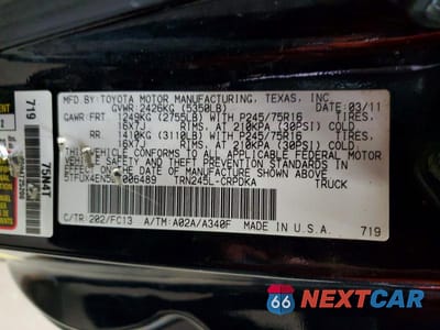 Zdjęcie 12 z 12 samochodu: 2011 TOYOTA TACOMA ACCESS CAB VIN:5TFUX4EN5BX006489 - miniatura