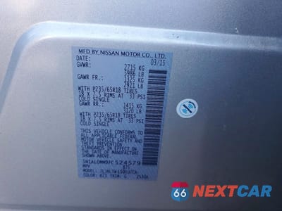 Zdjęcie 13 z 13 samochodu: 2015 INFINITI QX60 BASE VIN:5N1AL0MM9FC524579 - miniatura