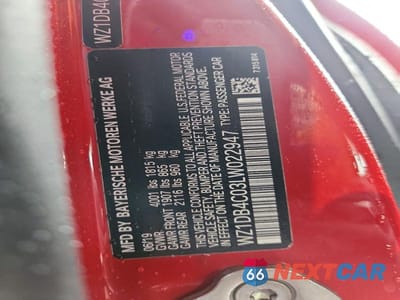 Zdjęcie 12 z 12 samochodu: 2020 TOYOTA GR SUPRA LAUNCH EDITION VIN:WZ1DB4C03LW022947 - miniatura