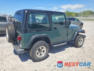 Trzecie zdjęcie samochodu z tyłu: 1999 JEEP WRANGLER / TJ SE VIN:1J4FY29PXXP436266 - miniatura