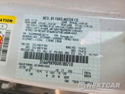 Zdjęcie 25 z 26 samochodu: 2013 FORD FUSION TITANIUM VIN:3FA6P0K90DR180710 - miniatura