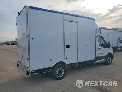 Trzecie zdjęcie samochodu z tyłu: 2020 FORD TRANSIT DELIVERY TRUCK VIN:1FDBW5Z88LKB52495 - miniatura
