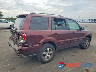 Trzecie zdjęcie samochodu z tyłu: 2007 HONDA PILOT EX VIN:2HKYF18417H513656 - miniatura