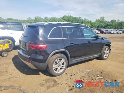 Trzecie zdjęcie samochodu z tyłu: 2022 MERCEDES-BENZ GLB 250 4MATIC VIN:W1N4M4HB9NW196861 - miniatura