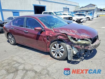 Czwarte zdjęcie samochodu z boku: 2014 HONDA ACCORD LX VIN:1HGCR2F39EA261954 - miniatura