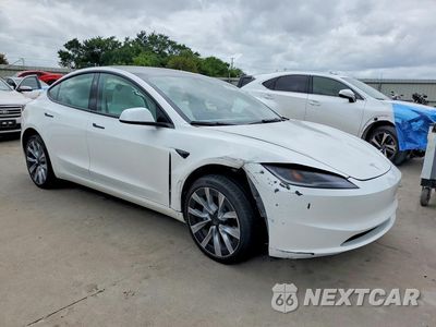 Czwarte zdjęcie samochodu z boku: 2024 TESLA MODEL 3 VIN:5YJ3E1EA3RF832520 - miniatura