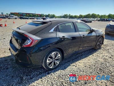 Trzecie zdjęcie samochodu z tyłu: 2017 HONDA CIVIC EX VIN:SHHFK7H52HU221365 - miniatura