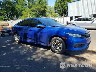 Czwarte zdjęcie samochodu z boku: 2017 HONDA CIVIC LX VIN:19XFC2F55HE222018 - miniatura
