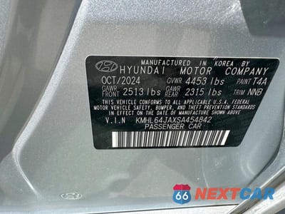 Zdjęcie 10 z 10 samochodu: 2025 HYUNDAI SONATA SEL VIN:KMHL64JAXSA454842 - miniatura