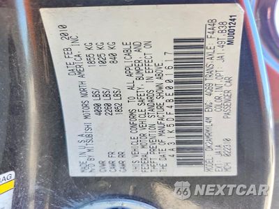 Zdjęcie 12 z 12 samochodu: 2011 MITSUBISHI ECLIPSE GS SPORT VIN:4A31K5DF4BE001617 - miniatura