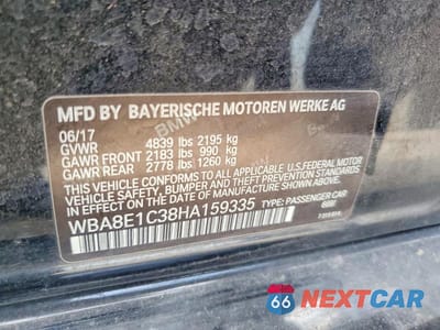 Zdjęcie 13 z 13 samochodu: 2017 BMW 330E VIN:WBA8E1C38HA159335 - miniatura