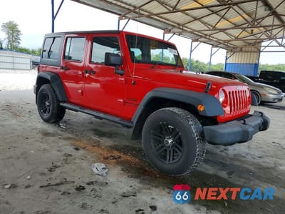 Czwarte zdjęcie samochodu z boku: 2016 JEEP WRANGLER UNLIMITED SPORT VIN:1C4BJWKG6GL107534 - miniatura