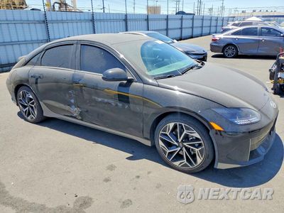 Czwarte zdjęcie samochodu z boku: 2024 HYUNDAI IONIQ 6 SEL VIN:KMHM34AAXRA062354 - miniatura