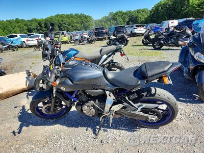 Trzecie zdjęcie samochodu z tyłu: 2015 YAMAHA FZ07 VIN:JYARM06E6FA003675 - miniatura