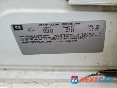 Zdjęcie 12 z 12 samochodu: 2009 CADILLAC CTS HI FEATURE V6 VIN:1G6DT57V090117665 - miniatura
