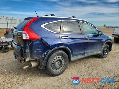 Trzecie zdjęcie samochodu z tyłu: 2016 HONDA CR-V TOURING VIN:5J6RM4H98GL802045 - miniatura