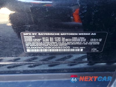 Zdjęcie 13 z 13 samochodu: 2016 BMW X5 XDRIVE35I VIN:5UXKR0C59G0S92505 - miniatura