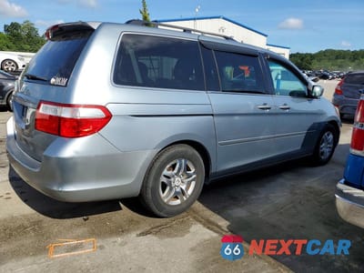 Trzecie zdjęcie samochodu z tyłu: 2007 HONDA ODYSSEY EXL VIN:5FNRL38627B024062 - miniatura