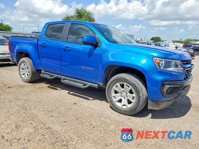 Czwarte zdjęcie samochodu z boku: 2022 CHEVROLET COLORADO LT VIN:1GCGSCEN0N1324744 - miniatura