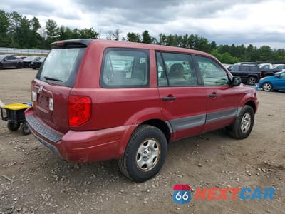 Trzecie zdjęcie samochodu z tyłu: 2005 HONDA PILOT LX VIN:2HKYF18145H551546 - miniatura
