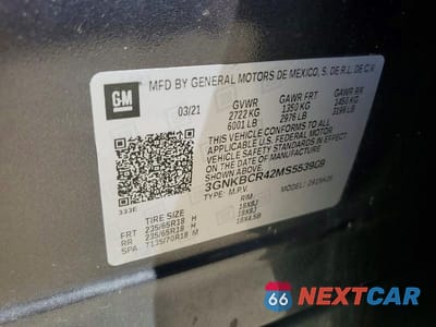Zdjęcie 13 z 13 samochodu: 2021 CHEVROLET BLAZER 2LT VIN:3GNKBCR42MS553989 - miniatura