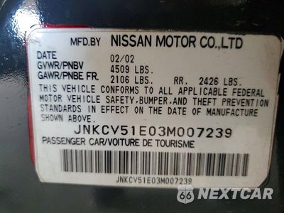 Zdjęcie 13 z 13 samochodu: 2003 INFINITI G35 BASE VIN:JNKCV51E03M007239 - miniatura