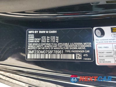 Zdjęcie 12 z 12 samochodu: 2025 BMW M2 VIN:3MF23DM07S8F78961 - miniatura