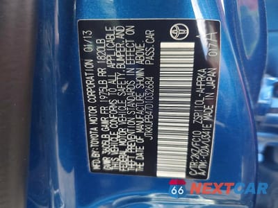 Zdjęcie 12 z 12 samochodu: 2013 SCION XD BASE VIN:JTKKUPB47D1032684 - miniatura