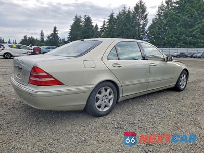 Trzecie zdjęcie samochodu z tyłu: 2002 MERCEDES-BENZ S 500 VIN:WDBNG75J92A242888 - miniatura