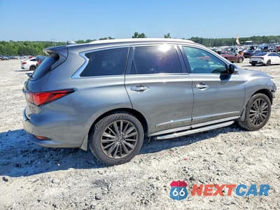 Trzecie zdjęcie samochodu z tyłu: 2020 INFINITI QX60 LUXE VIN:5N1DL0MM1LC528747 - miniatura