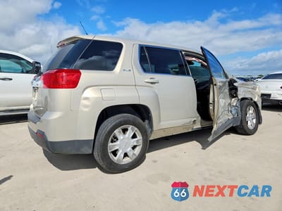 Trzecie zdjęcie samochodu z tyłu: 2012 GMC TERRAIN SLE VIN:2GKALMEK4C6233375 - miniatura
