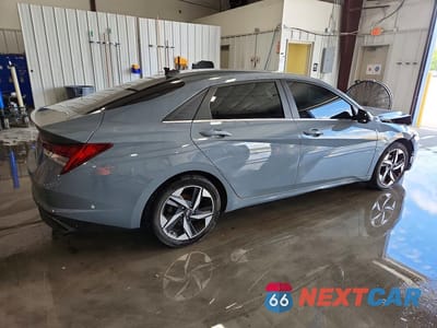 Trzecie zdjęcie samochodu z tyłu: 2021 HYUNDAI ELANTRA SEL VIN:KMHLN4AG1MU179175 - miniatura