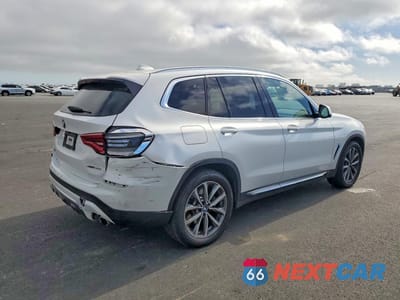 Trzecie zdjęcie samochodu z tyłu: 2019 BMW X3 XDRIVE30I VIN:5UXTR9C56KLP95196 - miniatura