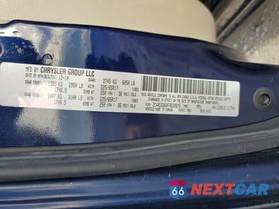 Zdjęcie 13 z 13 samochodu: 2015 DODGE GRAND CARAVAN SE VIN:2C4RDGBG0FR639878 - miniatura