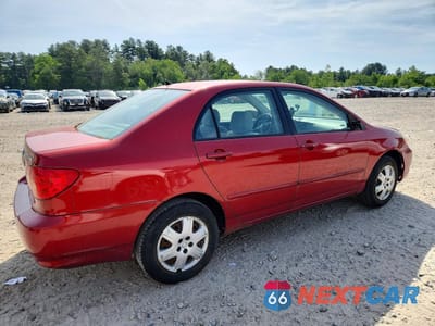 Trzecie zdjęcie samochodu z tyłu: 2008 TOYOTA COROLLA LE VIN:2T1BR32E68C928826 - miniatura