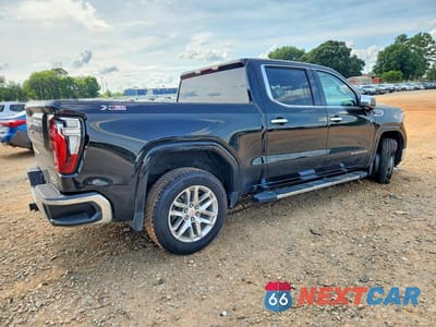 Trzecie zdjęcie samochodu z tyłu: 2021 GMC SIERRA K1500 SLT VIN:3GTU9DEL4MG436160 - miniatura