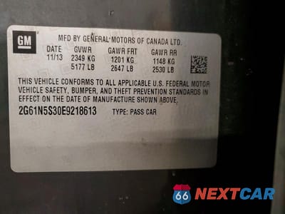 Zdjęcie 12 z 12 samochodu: 2014 CADILLAC XTS LUXURY COLLECTION VIN:2G61N5S30E9218613 - miniatura