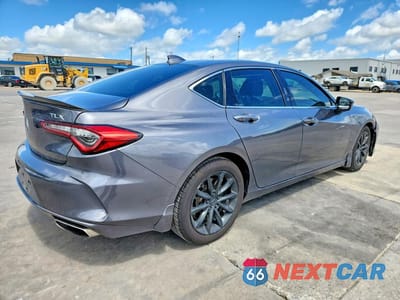 Trzecie zdjęcie samochodu z tyłu: 2021 ACURA TLX VIN:19UUB5F32MA003722 - miniatura