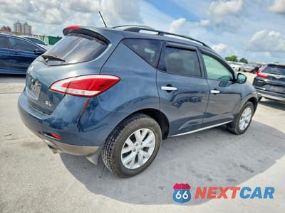 Trzecie zdjęcie samochodu z tyłu: 2012 NISSAN MURANO S VIN:JN8AZ1MU9CW105641 - miniatura