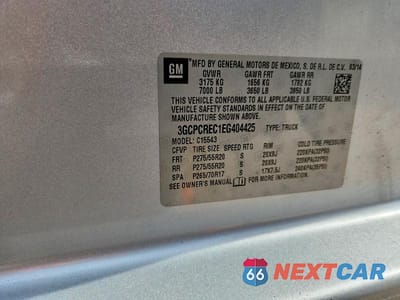 Zdjęcie 13 z 13 samochodu: 2014 CHEVROLET SILVERADO C1500 LT VIN:3GCPCREC1EG404425 - miniatura