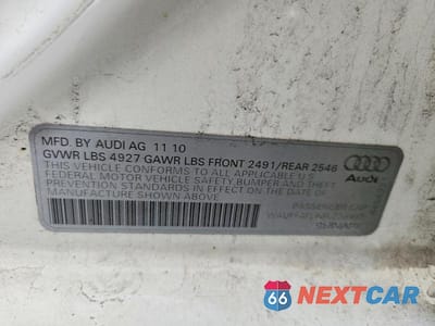 Zdjęcie 12 z 12 samochodu: 2011 AUDI A4 PREMIUM PLUS VIN:WAUFFAFL8BN029992 - miniatura