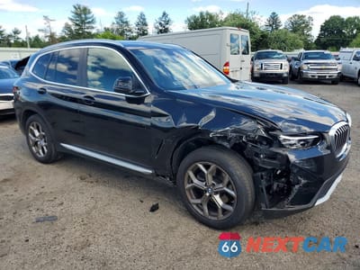 Czwarte zdjęcie samochodu z boku: 2022 BMW X3 XDRIVE30I VIN:5UX53DP05N9N03535 - miniatura