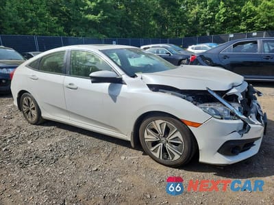 Czwarte zdjęcie samochodu z boku: 2018 HONDA CIVIC EX VIN:JHMFC1F34JX003077 - miniatura