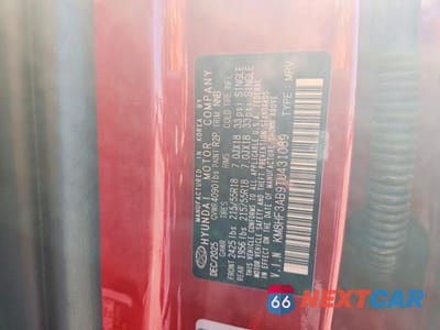 Zdjęcie 14 z 14 samochodu: 2026 HYUNDAI KONA SEL SPORT VIN:KM8HF3AB9TU431089 - miniatura